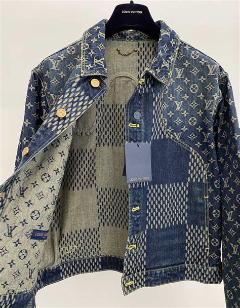 lv jacket jeans|louis vuitton blue jean jacket.